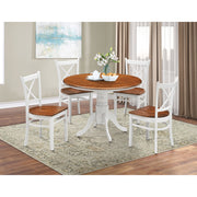 Lupin Wooden Dining Chair Set of 2 – White