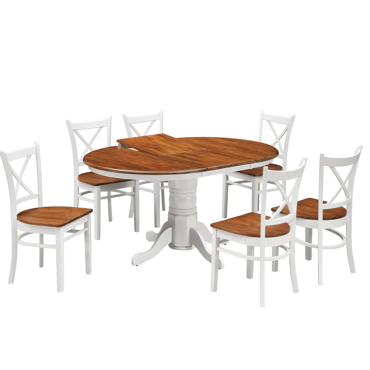 Lupin Wooden Dining Set – White