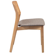 Emilio Fabric Dining Chair Set of 2 – Grey