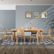 Emilio Fabric Dining Chair Set of 4 – Grey