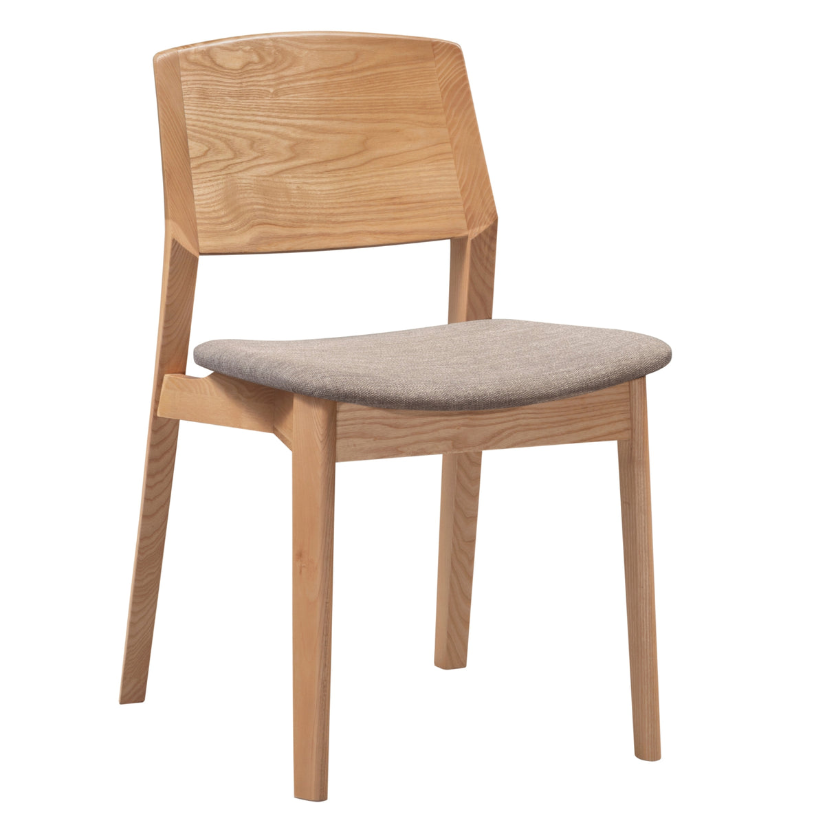 Emilio Fabric Dining Chair Set of 4 – Grey