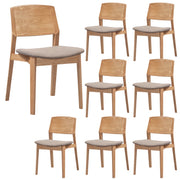 Emilio Fabric Dining Chair Set of 8