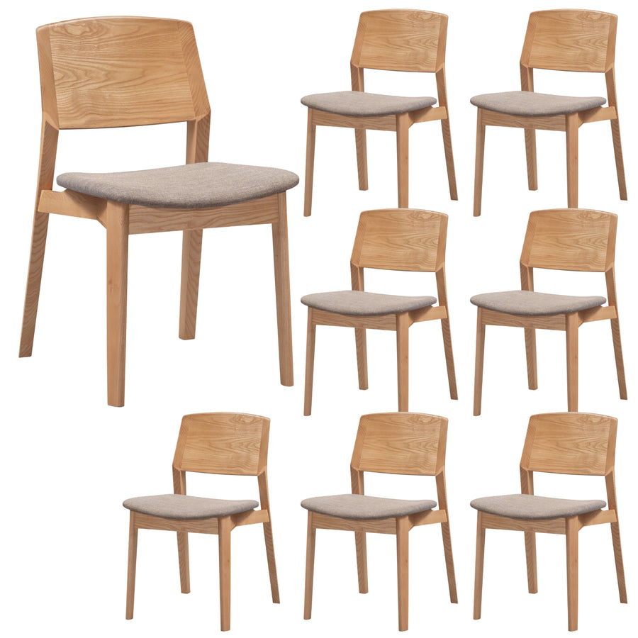 Emilio Fabric Dining Chair Set of 8
