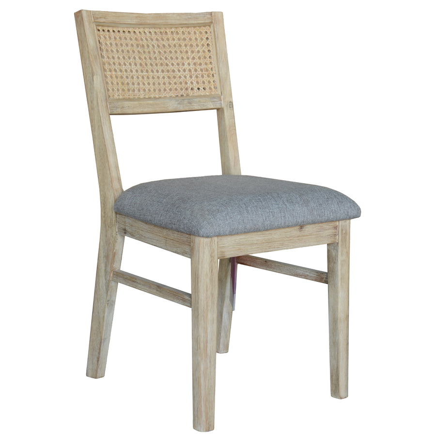 Grevillea Fabric Dining Chair Set of 2 – Brown