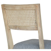 Grevillea Fabric Dining Chair Set of 2 – Brown