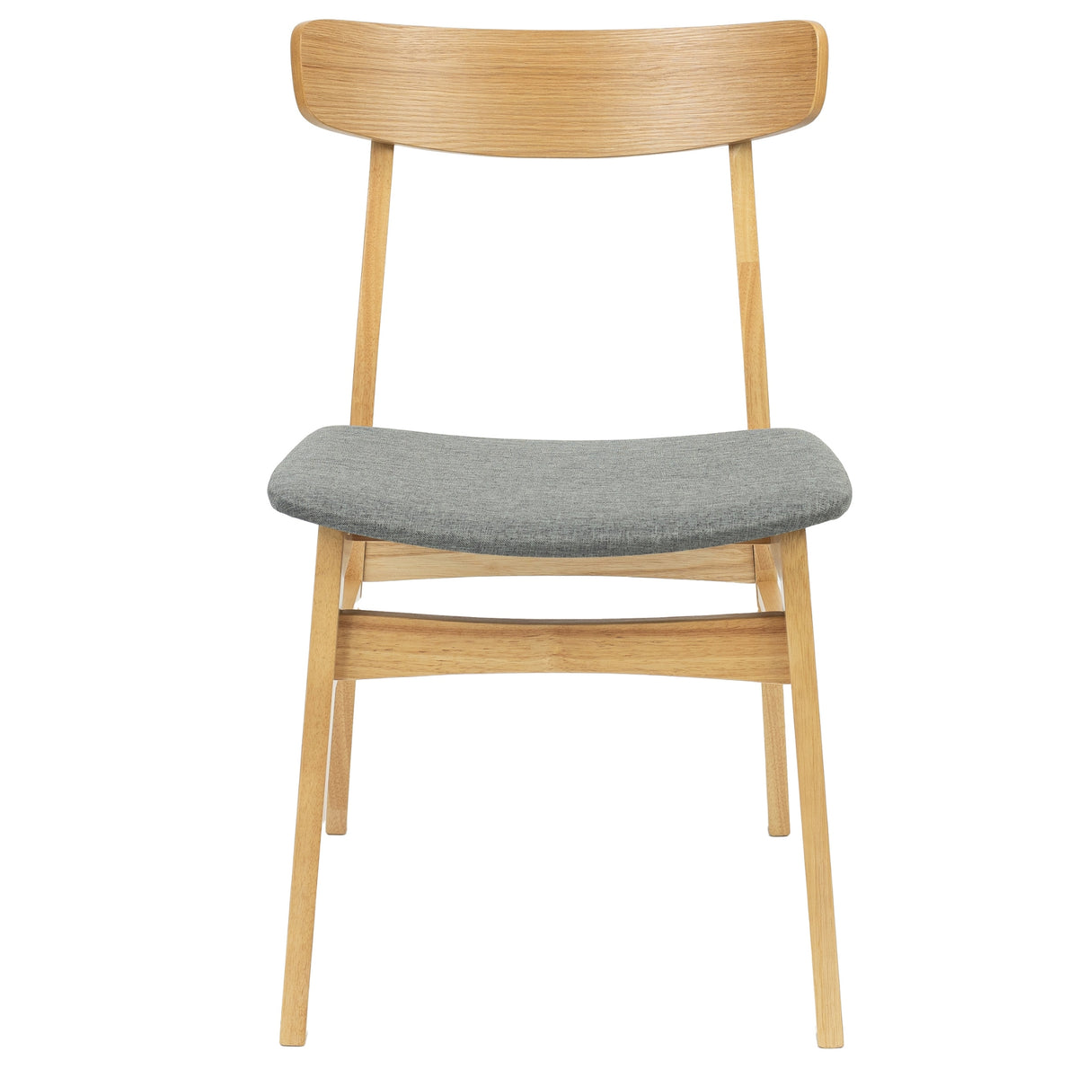 Oscar Fabric Dining Set – Dark Grey