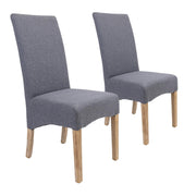 Jackson Fabric Dining Chair Set of 2 – Grey