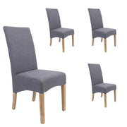 Jackson Fabric Dining Chair Set of 4 – Grey