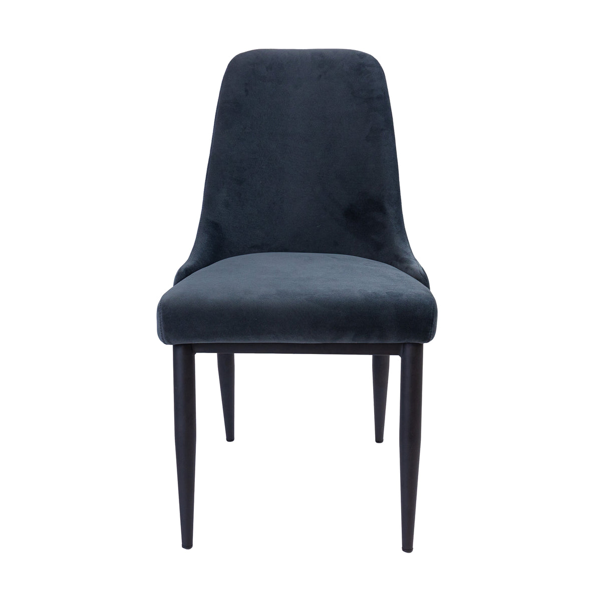 Eva Velvet Dining Chair Set of 2 – Charcoal