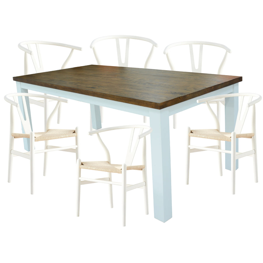 Norah Dining Set – White