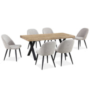 Erin Fabric Dining Chair Set of 4