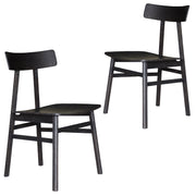 Claire Dining Chair Set of 2 – Black