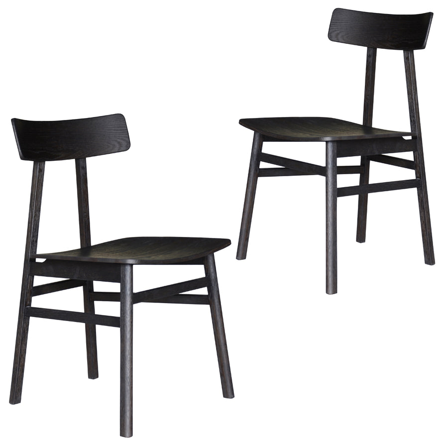 Claire Dining Chair Set of 2 – Black