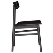 Claire Dining Chair Set of 2 – Black