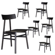 Claire Dining Chair Set of 6 – Black