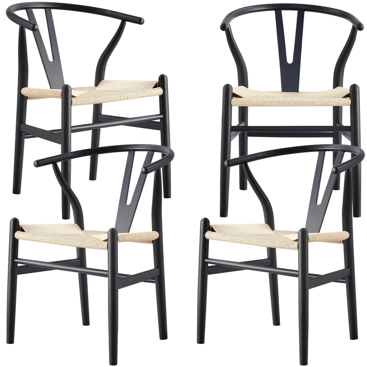 Anemone Dining Chair Set of 4 – Black