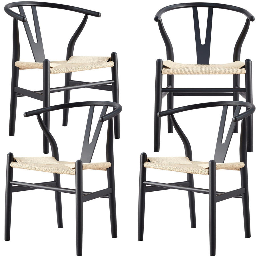 Anemone Dining Chair Set of 4 – Black
