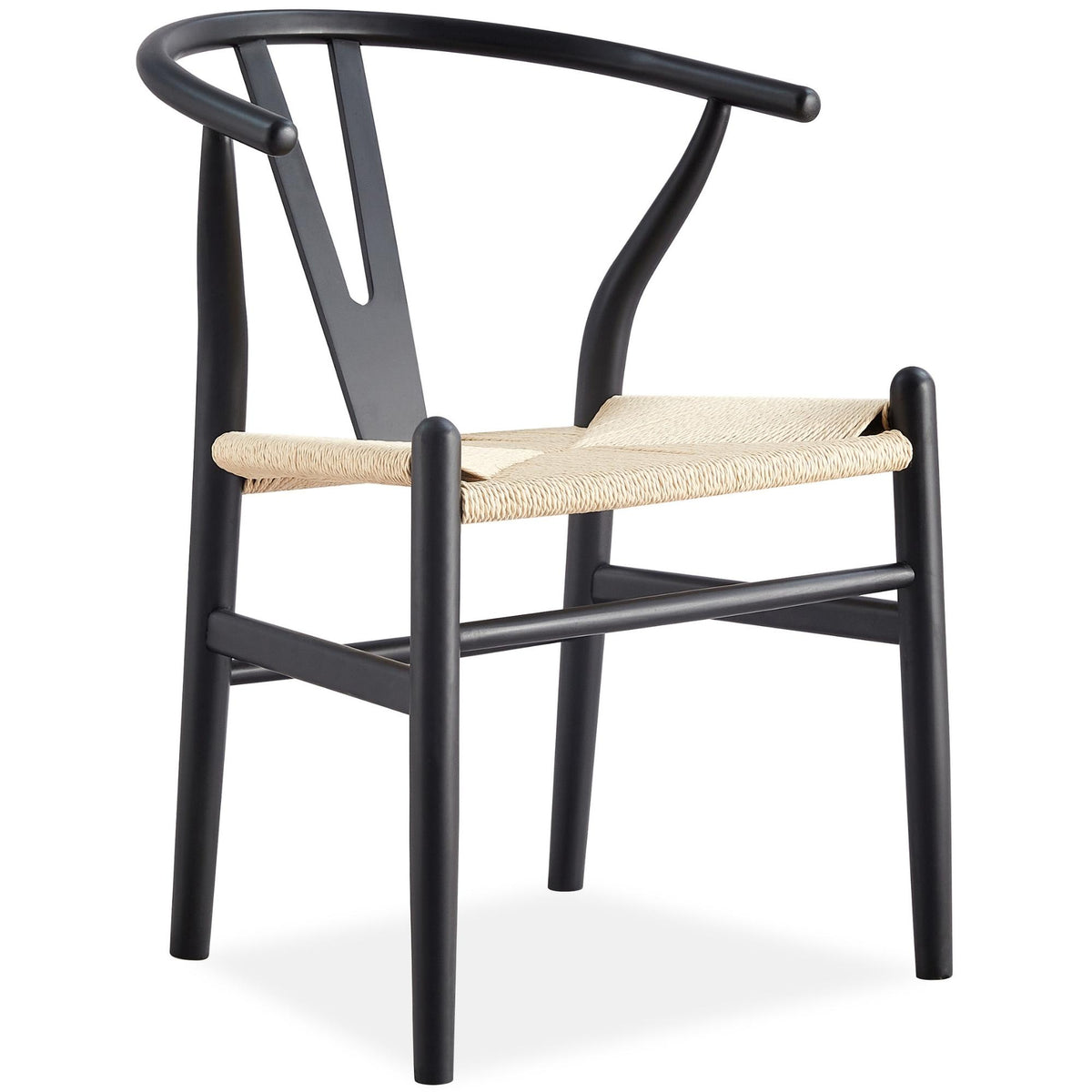 Anemone Wooden Dining Chair Set of 6 – Black