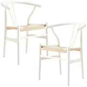 Anemone Dining Chair Set of 2 – White