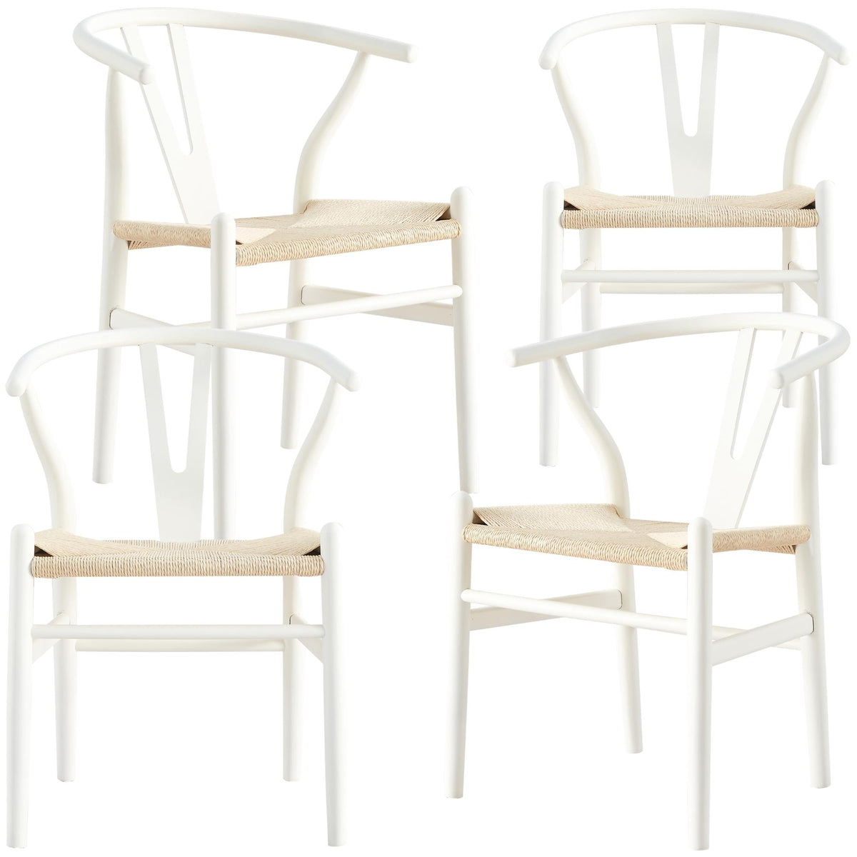 Anemone Dining Chair Set of 4 – White