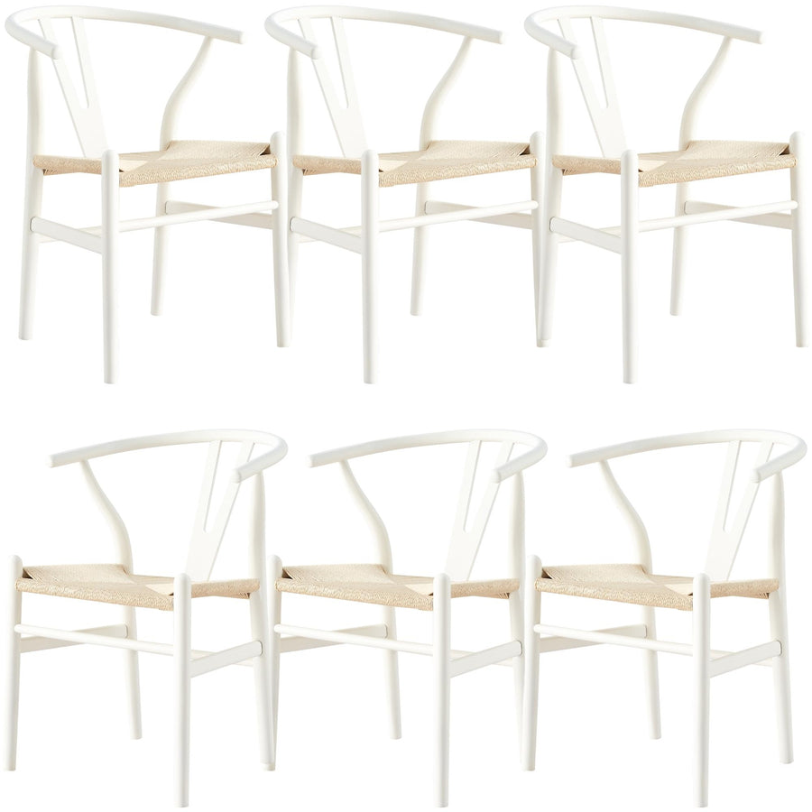Anemone Dining Chair Set of 6 – White
