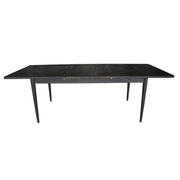 Claire Fabric Dining Set – Black