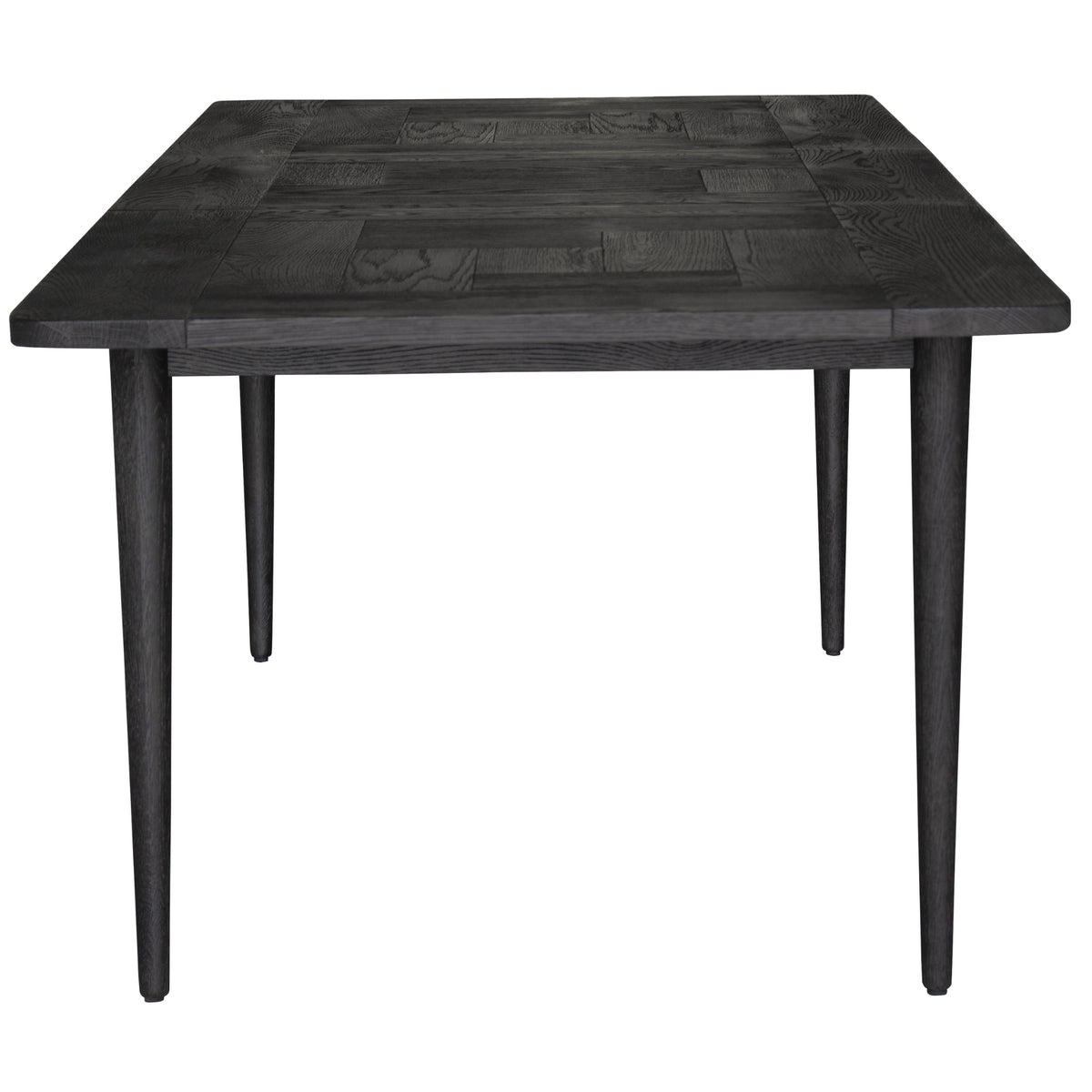 Claire Fabric Dining Set – Black