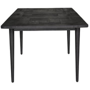 Claire Fabric Dining Set – Black