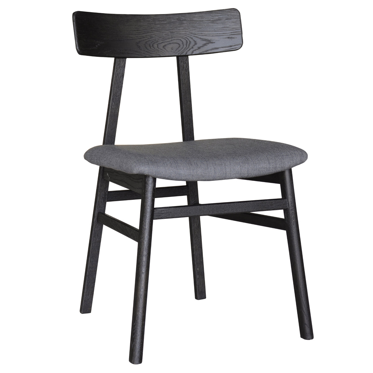 Claire Fabric Dining Set – Black