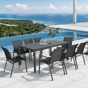 Iberia Metal Outdoor Table – Charcoal