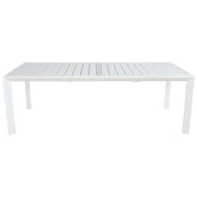 Iberia Metal Outdoor Table – White
