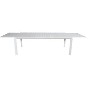 Iberia Metal Outdoor Table – White