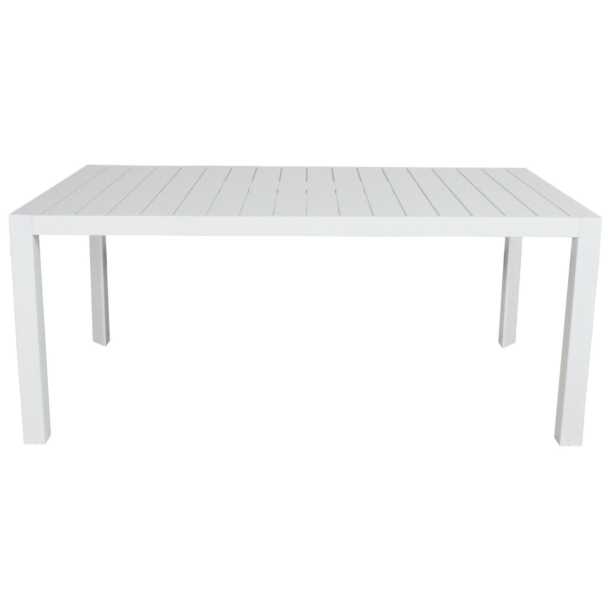 Iberia Metal Outdoor Table – White