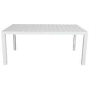Iberia Metal Outdoor Table – White