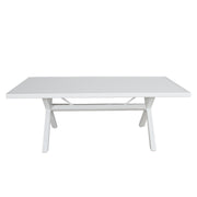 Percy Metal Outdoor Table – White