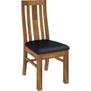 Birdsville PU Leather Dining Chair Set of 2 – Brown