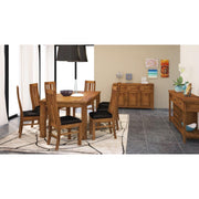 Birdsville PU Leather Dining Chair Set of 2 – Brown