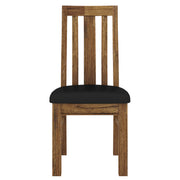 Birdsville PU Leather Dining Chair Set of 2 – Brown