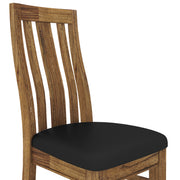 Birdsville PU Leather Dining Chair Set of 2 – Brown
