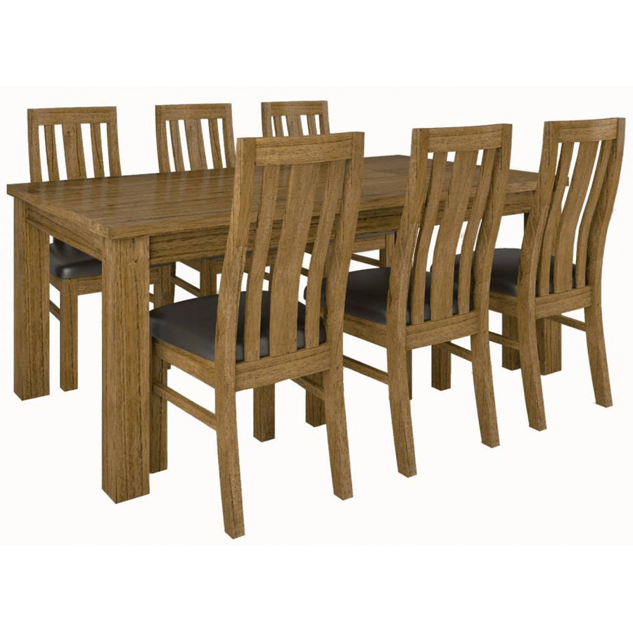 Birdsville Dining Set – Brown