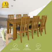 Birdsville Dining Set – Brown