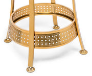 Franklin Gas-Lift Swivel Bar Stool – Gold