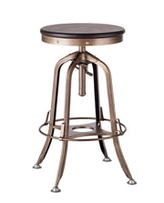 Finley Wooden Gas-Lift Swivel Bar Stool