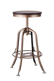 Finley Wooden Gas-Lift Swivel Bar Stool