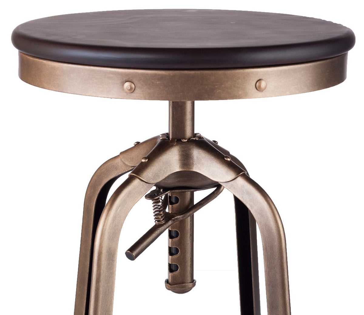 Finley Wooden Gas-Lift Swivel Bar Stool