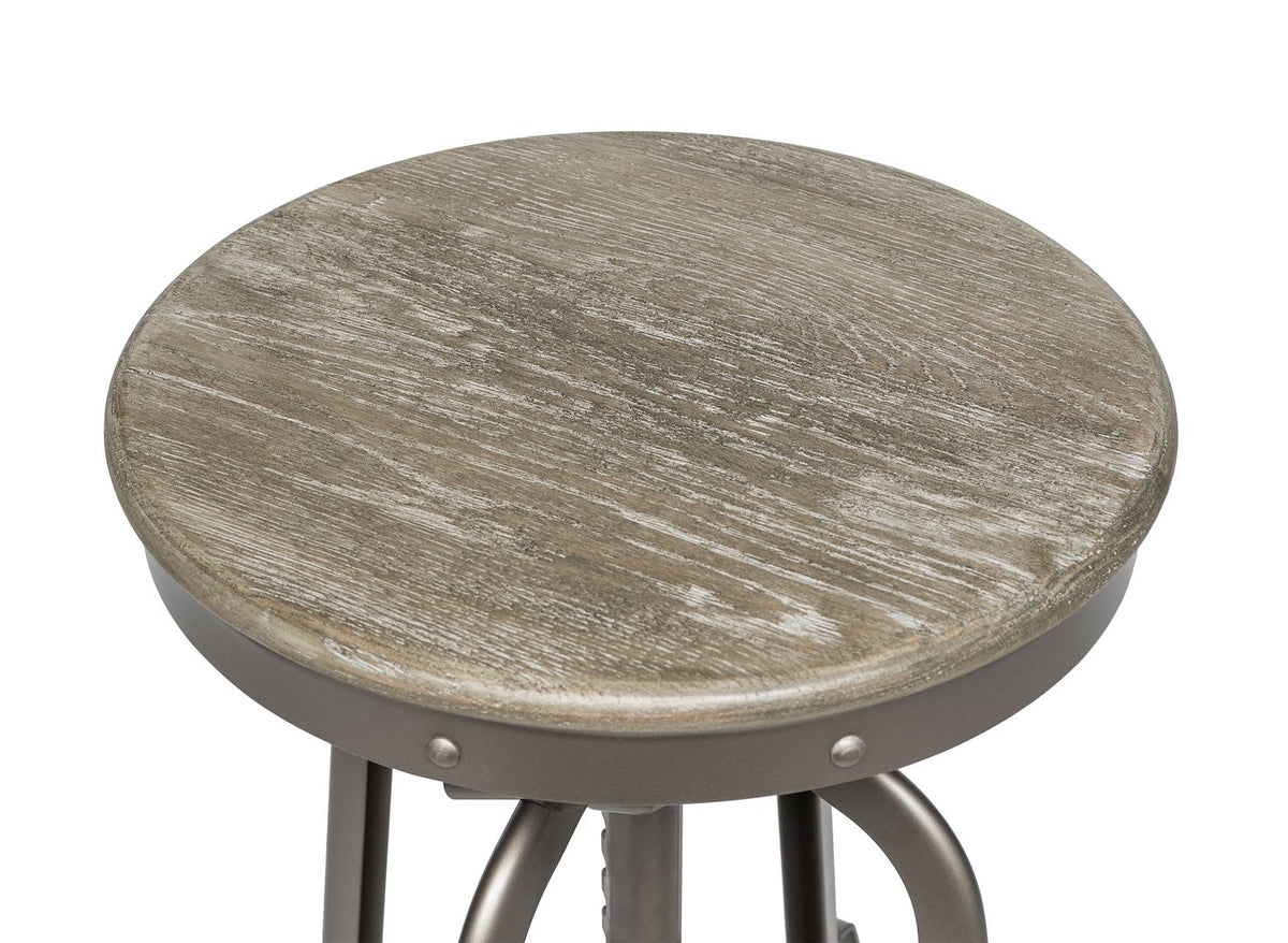 Dawson Gas-Lift Swivel Bar Stool – Grey