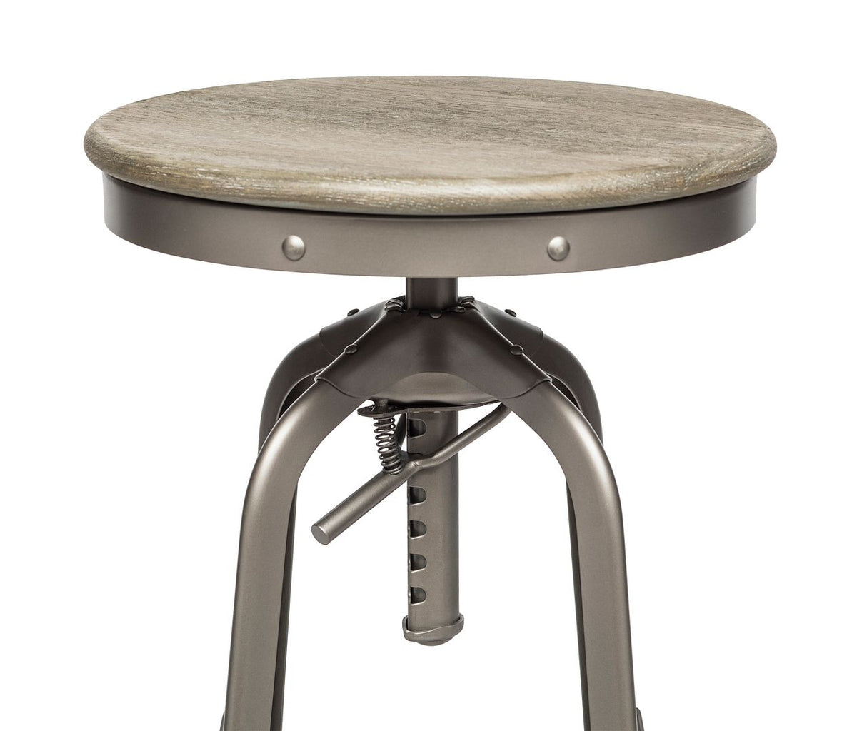 Dawson Gas-Lift Swivel Bar Stool – Grey