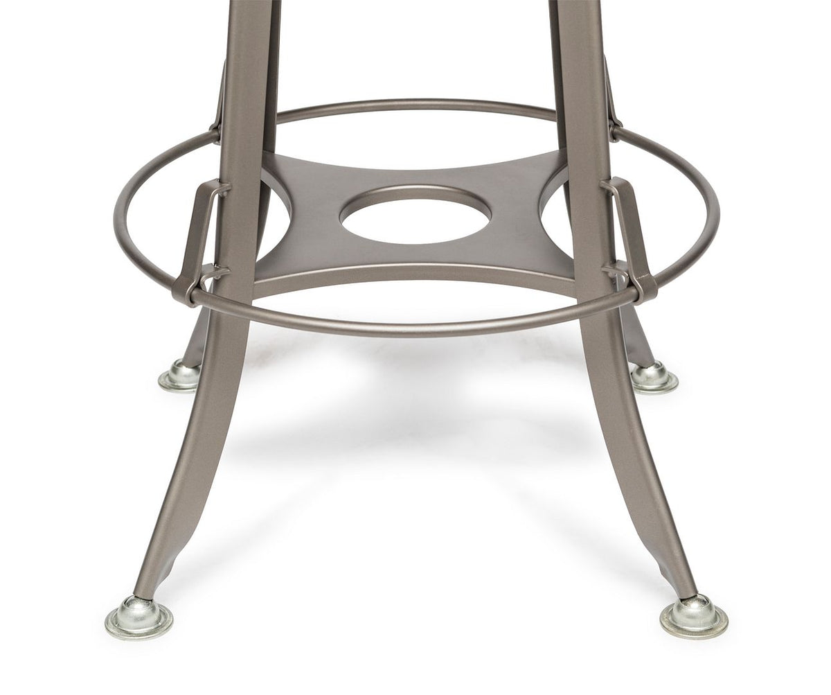 Dawson Gas-Lift Swivel Bar Stool – Grey