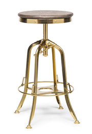 Versatile Gas-Lift Swivel Bar Stool – Gold