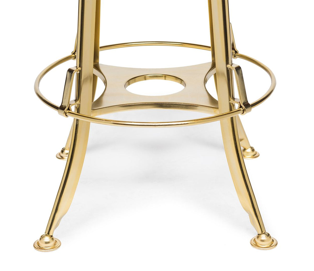Versatile Gas-Lift Swivel Bar Stool – Gold
